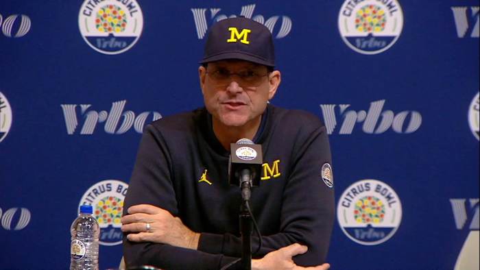 2020-1-1 Jim Harbaugh recaps Citrus Bowl